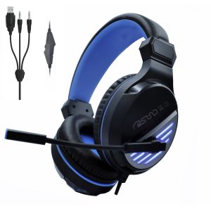China ABS Illumination Gaming Headset Surrounding Stereo Headphone for PC on sale