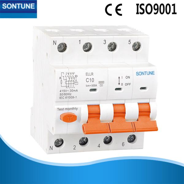 RCBO 50 / 60hz Type A Model Residual Circuit Breaker With Over Current