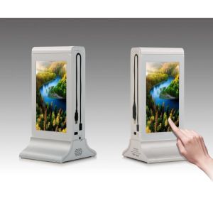 Desktop 7 Inch 1080P HD IPS Portable Digital Advertising Player TFT Type