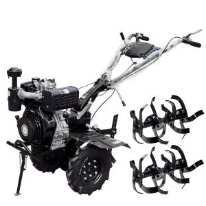 China 6.5KW Agriculture Power Tiller Machine 350mm Hand Start Diesel on sale