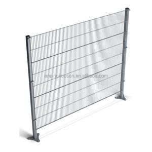Anti Climb 358 Security Pvc Coated Galvanized Steel Fence with Low Carbon Steel