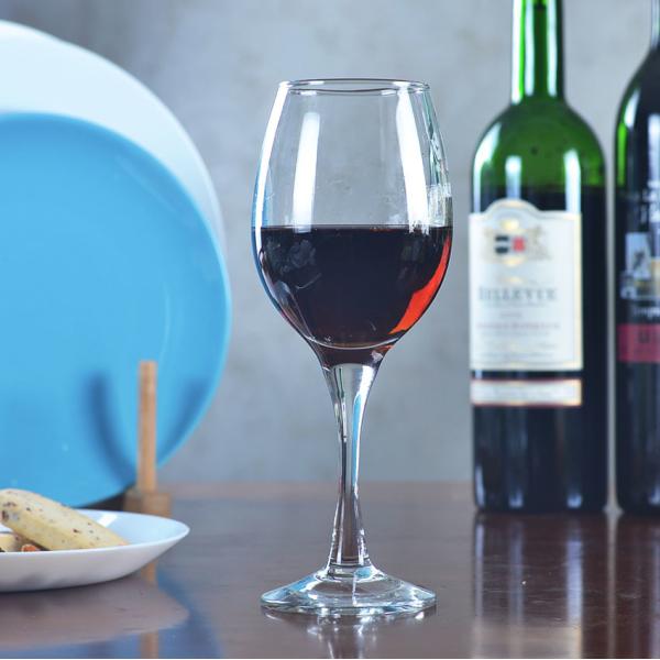 Quality Crystal Clear Machine Blown Goblet Wine Glass 390ml 13Oz For Red Wine wholesale