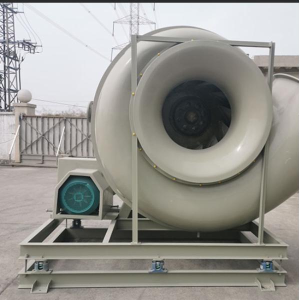 High Wind Power Low Noise Round Frp Centrifugal Blower Fan High Strength Anti