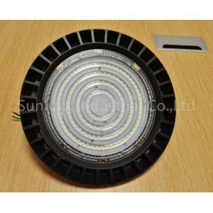 IK10 200 Watt LED High Bay Light Fixtures UFO Style Hook / Bracket Mounting