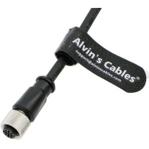 Alvin's Cables M12 A Code 5 Pin Female to Open End Cable 32.8ft 10m