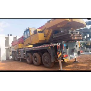 SANY 130 Ton Mobile Crane STC1300C8 Used Truck Cranes with 8 Crane Jib and