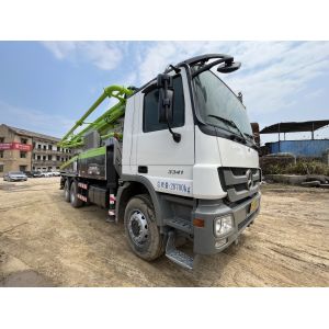 2015 Zoomlion 38m Used Concrete Boom Pump ZLJ5296THBJF within Semi-Dry Shotcrete Type