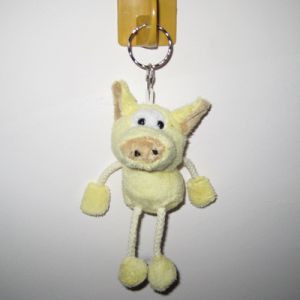 China promotional stuffed plush pig toys keychain on sale