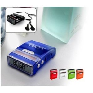 Cheap Alarm clock, led light FM Radio Pedometer with CE, ROHS certificate for sale