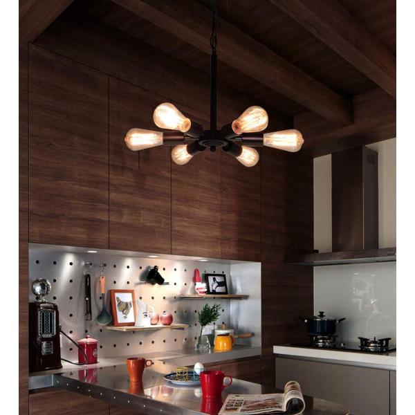 Ferris wheel chandelier Vintage Metal Edison lighting American 6 lights sputnik chandelier(WH-VP-110)