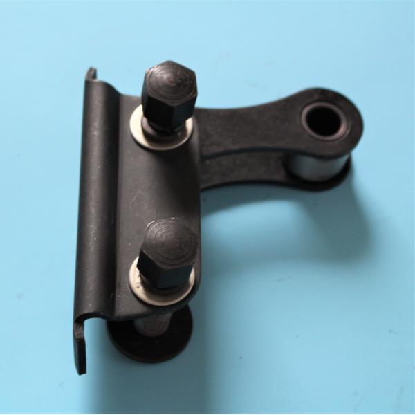 Textile Finishing Machine Spares Bruckner Stenter Chain Link Black Color Steel