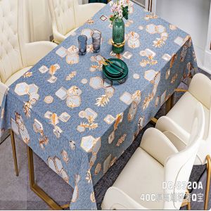 Eco-friendly Easy Clean Oil Proof Table Mats Pvc Plastic Table Cover is