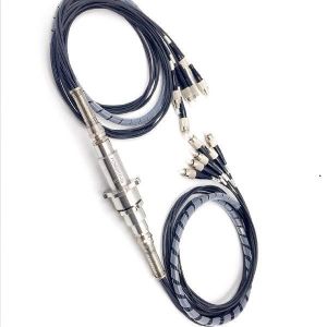 Multi Single Mode IP54 Fiber Optic Rotary Joint Light Weight 185g