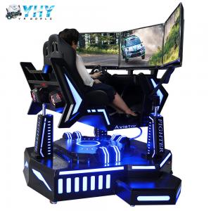 China Indoor Amusement 3 Screen Racing Simulator 3 Dof Motion 4D Car Game Machine on sale