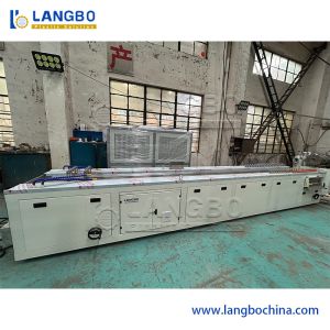 55/110 Conical Twin Screw Extruder PVC Profile Extrusion Line for 1180mm Cable