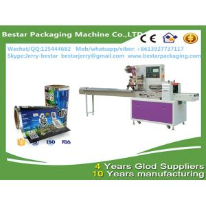 Custom made automatic laminated ice cream packaging with bestar pillow packaging
