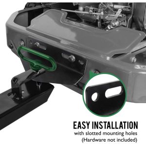 Universal Trailer Hitch Mount for Zero Turn Mower Heavy Duty Steel and Easy