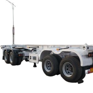 13000X2500X3090 mm Steel 3 Axles Bi-Train Tandem Semi Trailer for Container Loading
