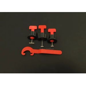 Plastic Tile Leveling System 1.5mm T type clips for Construction and Floor