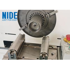 Semi Auto Industrial Pump Motor Slot Paper Inserting Machine For Stator Making