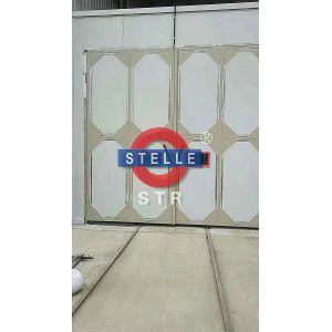 Screw Sandblasting Process Room / Abrasive Blast Room Volatge Customized