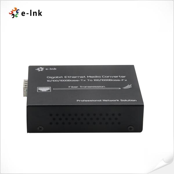 Quality 10/100/1000Mbps Gigabit Ethernet Media Converter with SFP wholesale
