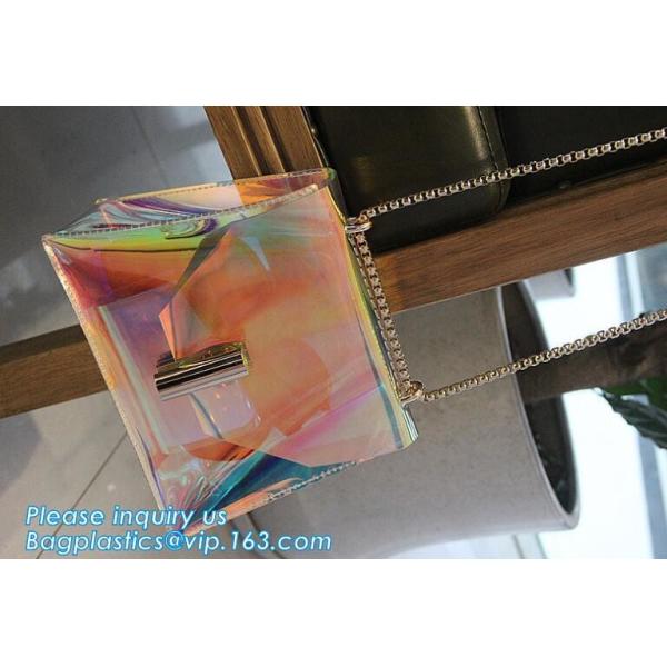 Sling Shoulder Clear PVC Crossbody Bag, PVC hand bag Asia Ladies Shoulder Bag, Shoulder Tote Pouch Clear PVC Beach Bag W