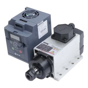Cheap YFK80*73-1.5 1.5KW ER20 Air Cooled Square Spindle Motor With Flange for CNC Spindle Kit for sale