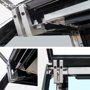 front-opening flat glass cake showcase pastry cabinet with CE/ETL