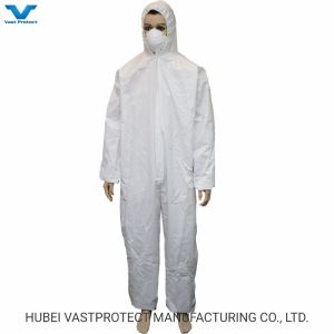 China Spring/Summer/Autumn/Winter Security Cat 3 Type 5/6 Waterproof Disposable Coverall on sale