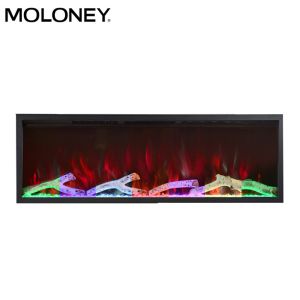 72Inch Built-in LED Multi-color Changable Flame Electric Fireplace Customized