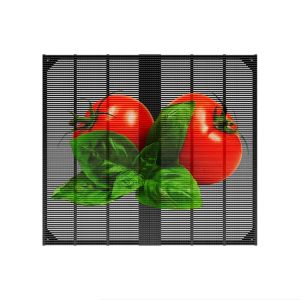 High Transparency LED Transparent Screen Full Color Advertising Glass Shopping