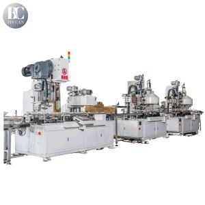 18L Square Cans Making Machine Fully Automatic 30CPM With PLC Control System