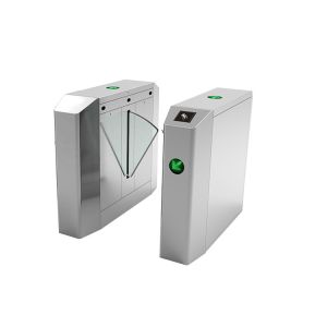 China SS304 Retractable Wire Drawing Flap Barrier Gate Bi Directional IP44 on sale