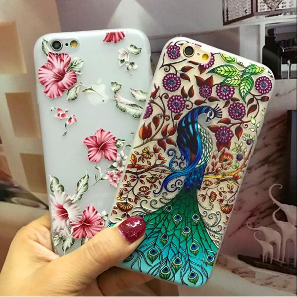 2017 New Gifts Series High Quality 3D Relief Painted Pattern Butterfly flower