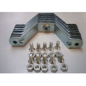 5 Inch Two Pcs Separate Bolt Support Bracket Pipe Clamps Galvanized