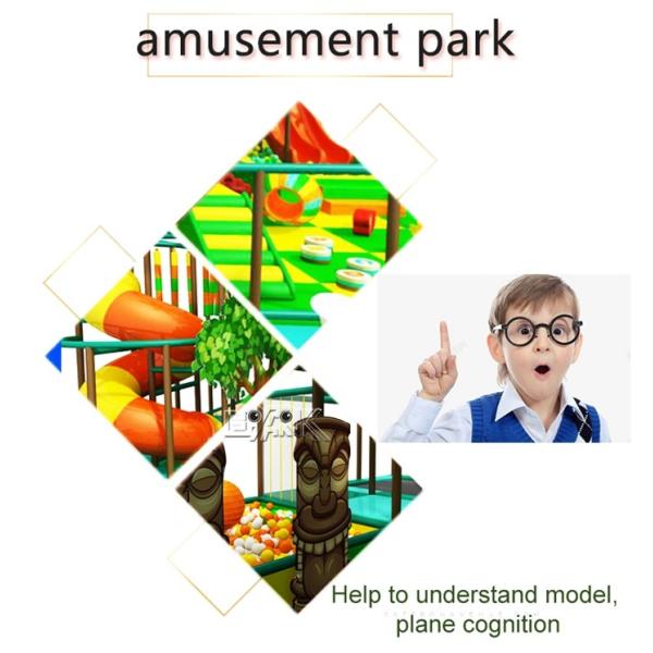 Acrylic Kids Indoor Playground Soft Padded Parent Child Interaction Play Ground Equipment