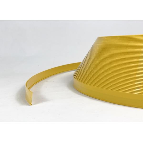3D Sign Material Yellow Color Plastic Trim Cap Surrounding Edge High Safety Easy