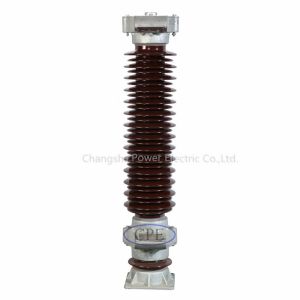 Glazed Lightning Arrester Insulator 66kV Surge Arrester