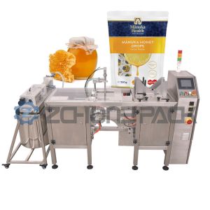 China Stainless Steel Food Liquid Milk Sauce Juice Packaging Machine on sale