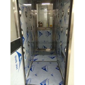 Double Person Clean Room Equipment Interlock Air Shower Automatic Open