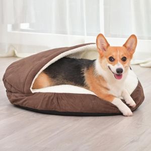 Dog'S Nest Removable And Washable Snoozer Cave Bed Winter Warm Closed Dog'S Bed