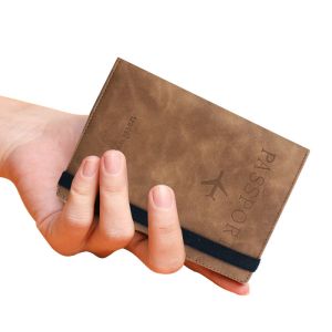 AMAZON PU LEATHER PASSPORT BAG RFID MULTI-FUNCTIONAL PASSPORT HOLDER PASSPORT