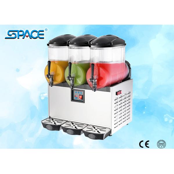 High Capacity 3 Tanks Frozen Drink Slush Machine Automatically Control CE