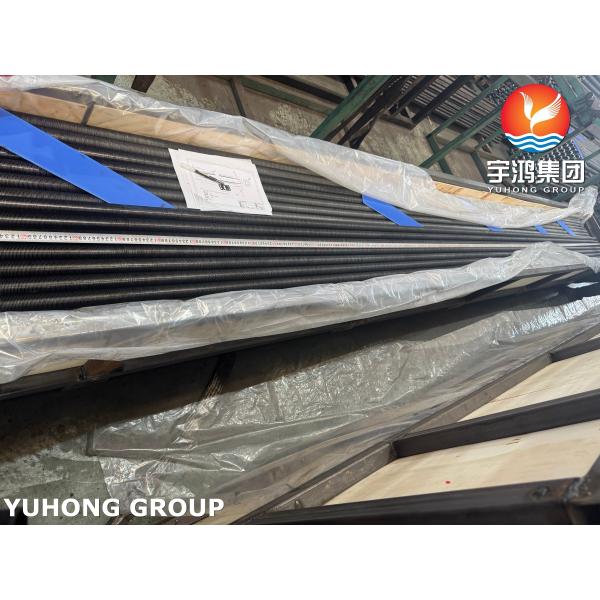 Quality Carbon Steel Seamless ASTM A179 Wound Fin Tube LL Type Fin Thk 0.4mm For Air Cooler wholesale