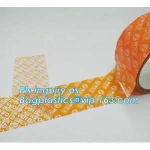 Tamper Evident Security Void Packaging Tape 48mm x 100m,tamper evident security