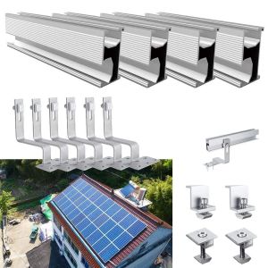 Roof Ground Solar Mounting System with Wind Load of 60m/s and Easy Installation