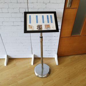 Versatility A4 Poster Display Stands / Adjustable Hight Floor Standing Poster