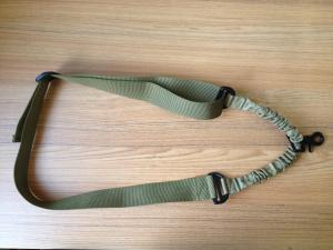 Cheap Small MOQ Adjustable Nylon green single point sling tactical slings hunting army green one point sling of rifle for sale