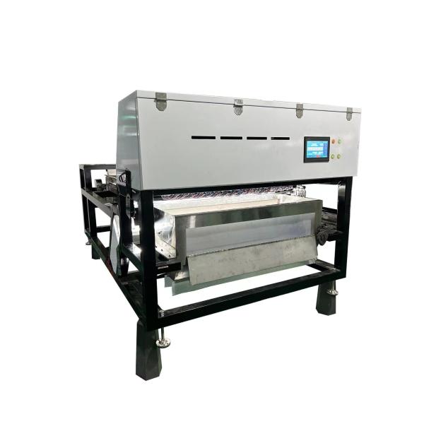 China Multi-Function Belt Type Color Sorter For Cashew Nuts , Garlic , Chilli , Walnut Sorting Process Machine on sale China Multi-Function Belt Type Color Sorter For Cashew Nuts , Garlic , Chilli , Walnut Sorting Process Machine on sale